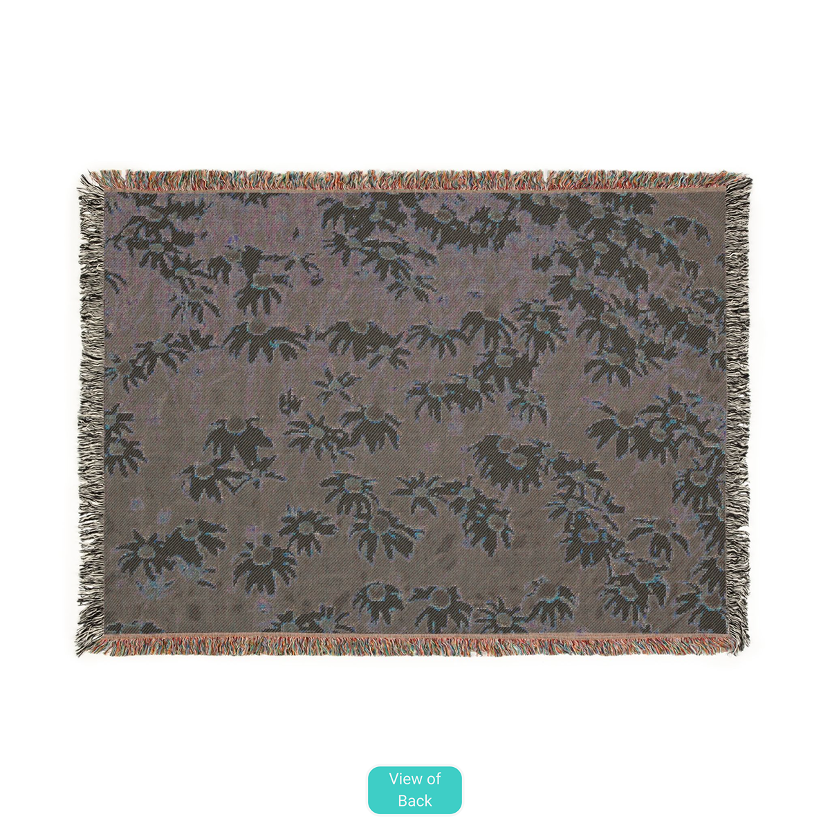 Black-Eyed Susan (Rudbeckia hirta) - Woven Cotton Blanket