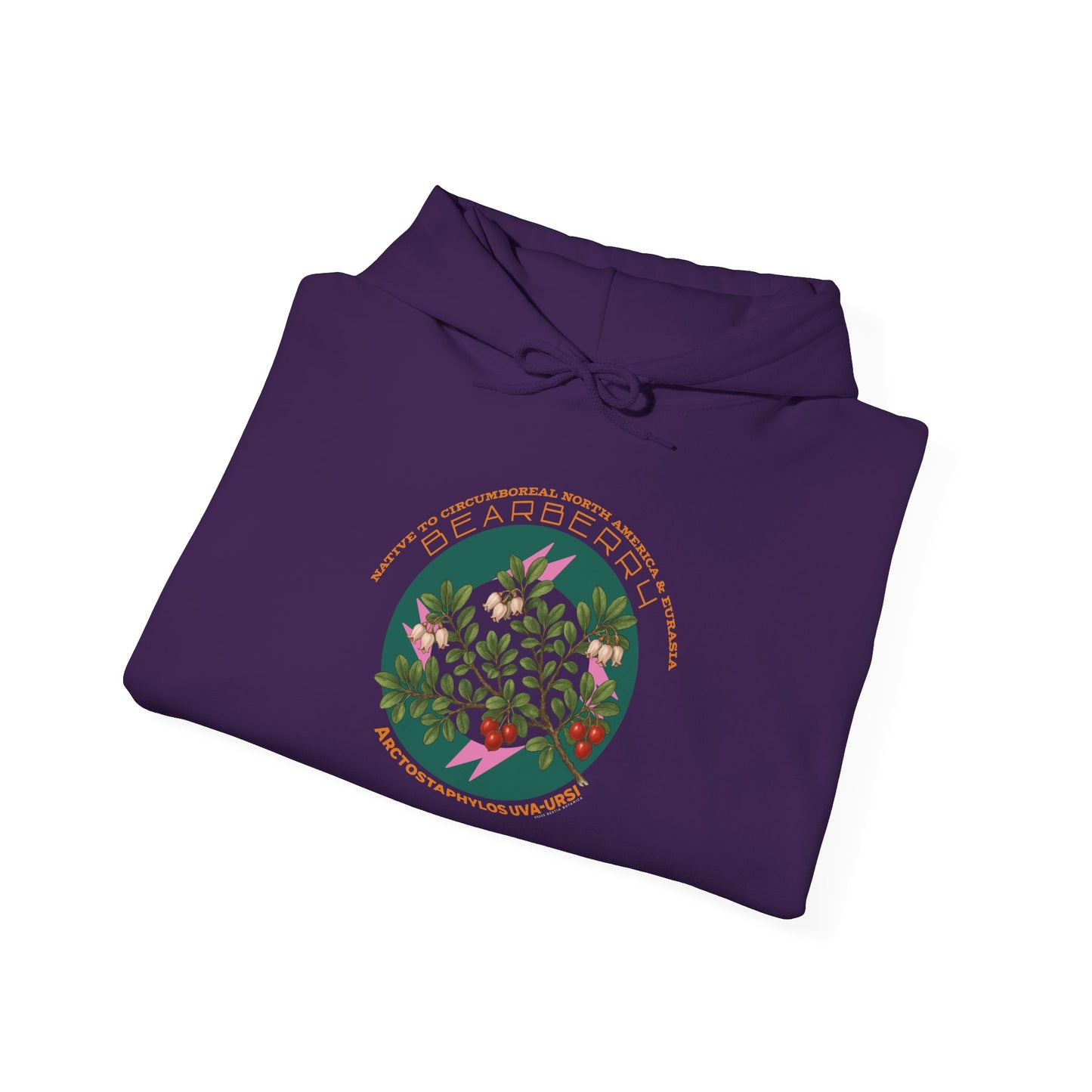 Bearberry (Arctostaphylos uva-ursi)  - Hooded Sweatshirt