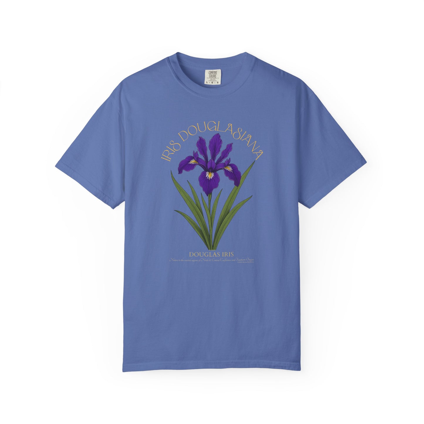 Douglas Iris (Iris douglasiana) - Garment Dyed Soft T-Shirt