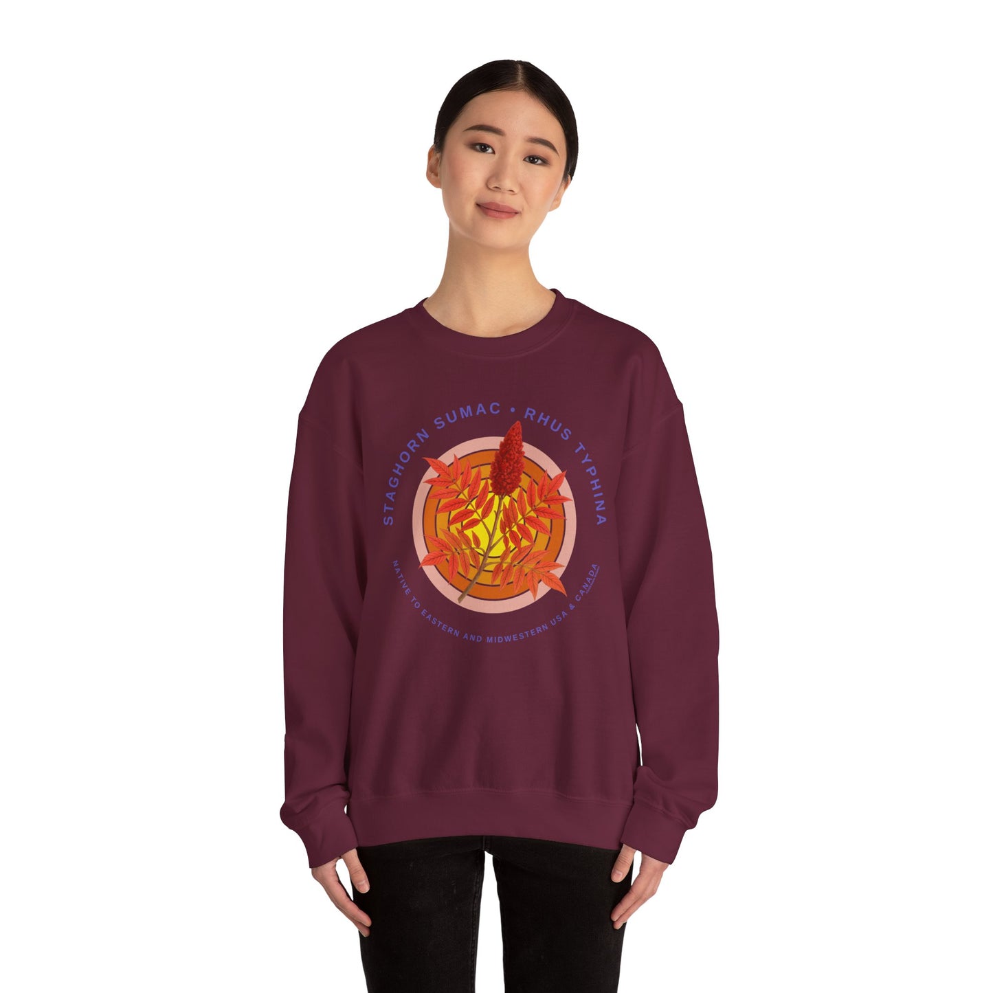 Staghorn Sumac (Rhus typhina) - Crewneck Sweatshirt