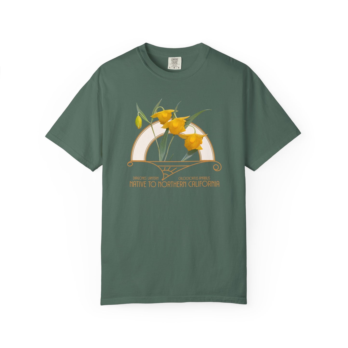 Diogenes’ Lantern (Calochortus amabilis) - Garment Dyed Soft T-Shirt