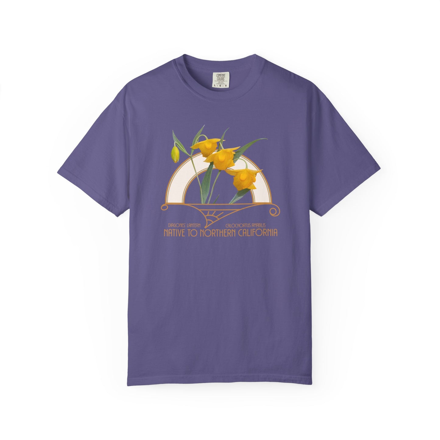 Diogenes’ Lantern (Calochortus amabilis) - Garment Dyed Soft T-Shirt