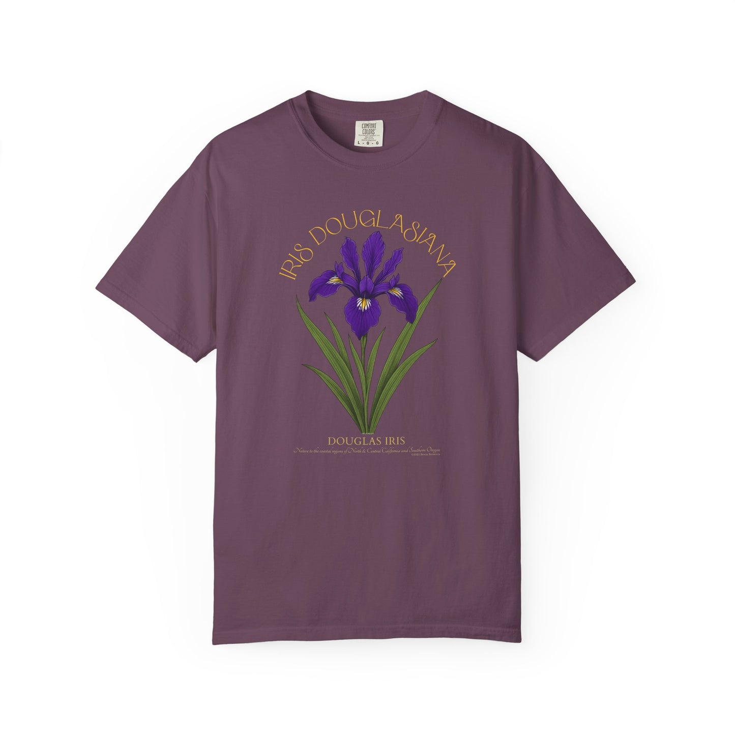 Douglas Iris (Iris douglasiana) - Garment Dyed Soft T-Shirt