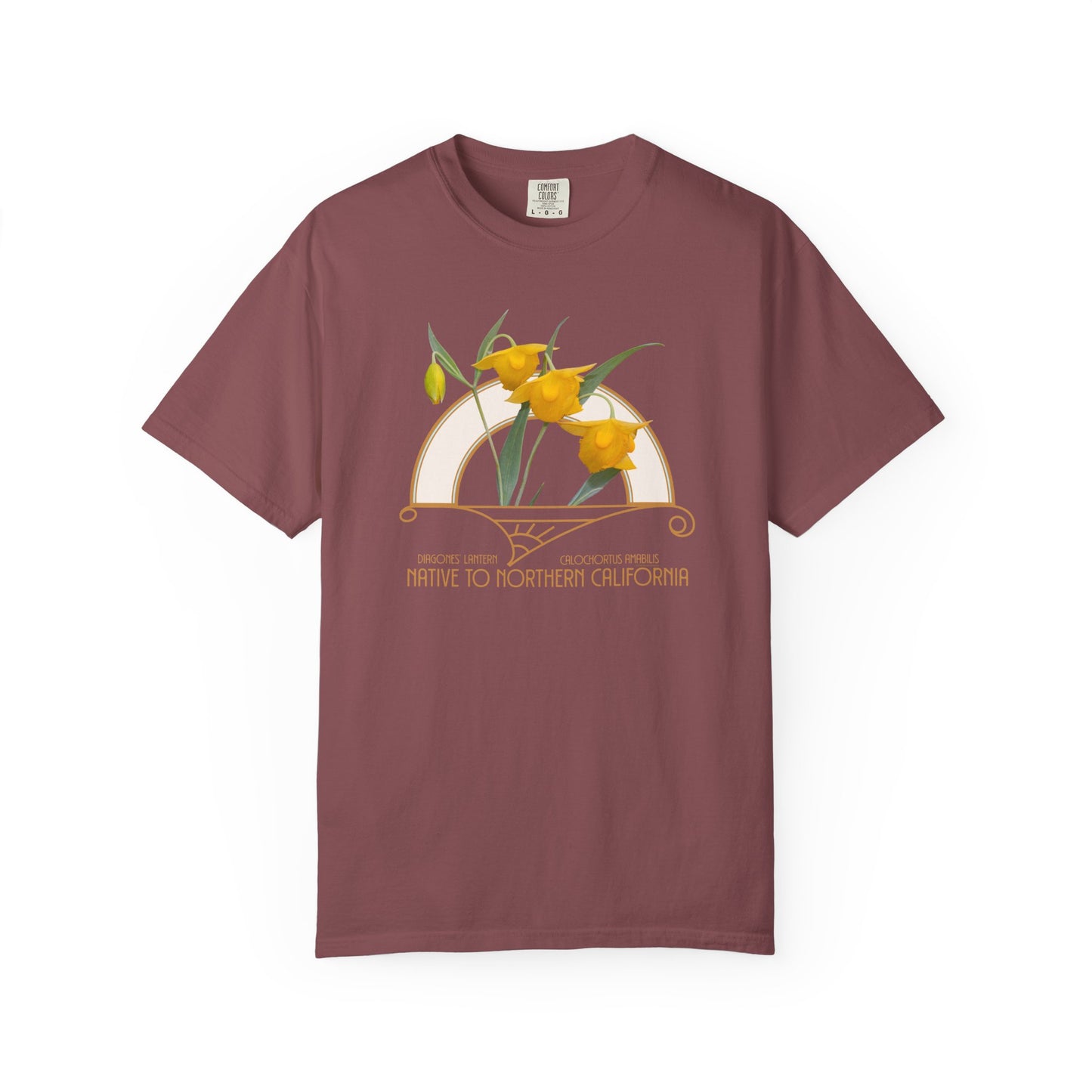 Diogenes’ Lantern (Calochortus amabilis) - Garment Dyed Soft T-Shirt