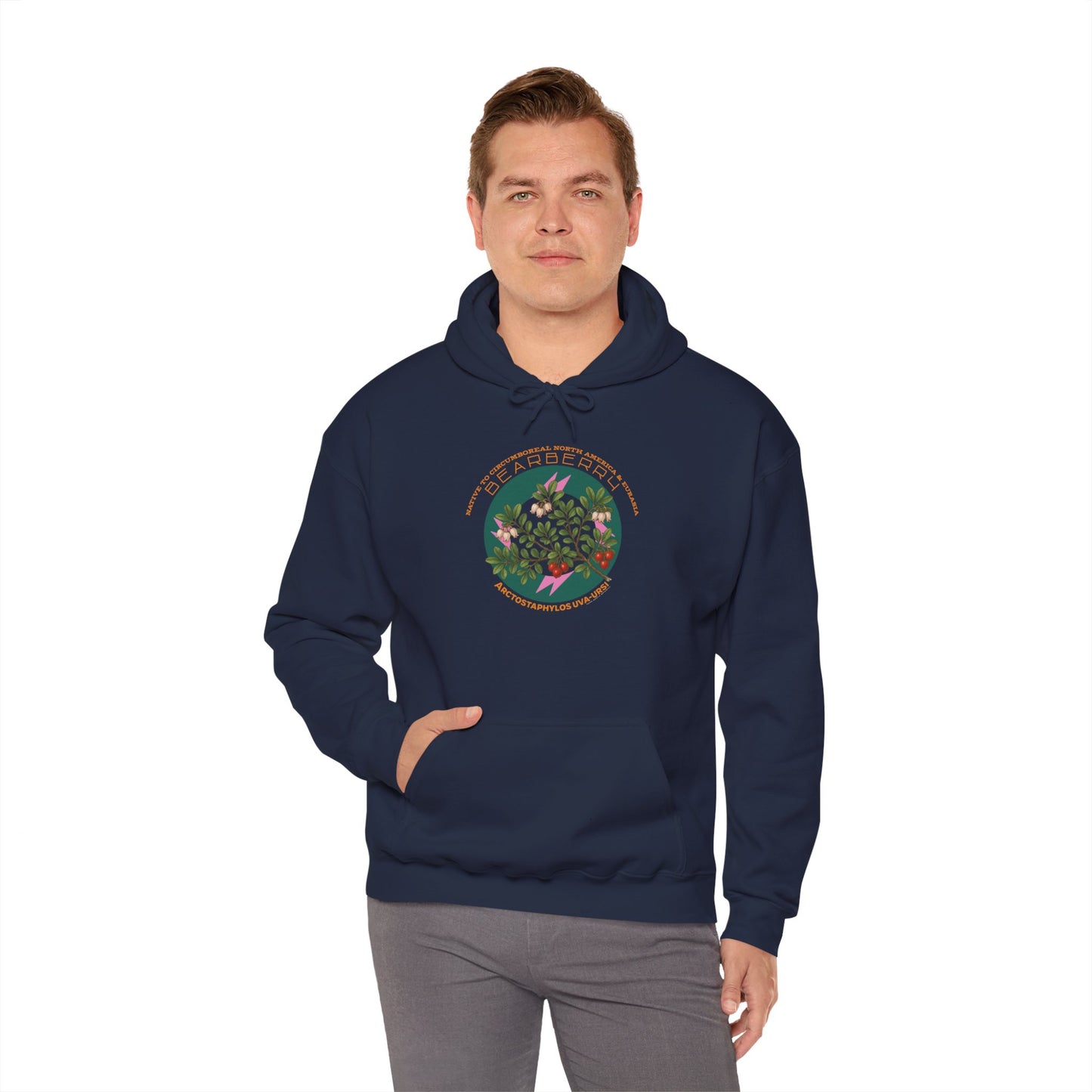 Bearberry (Arctostaphylos uva-ursi)  - Hooded Sweatshirt