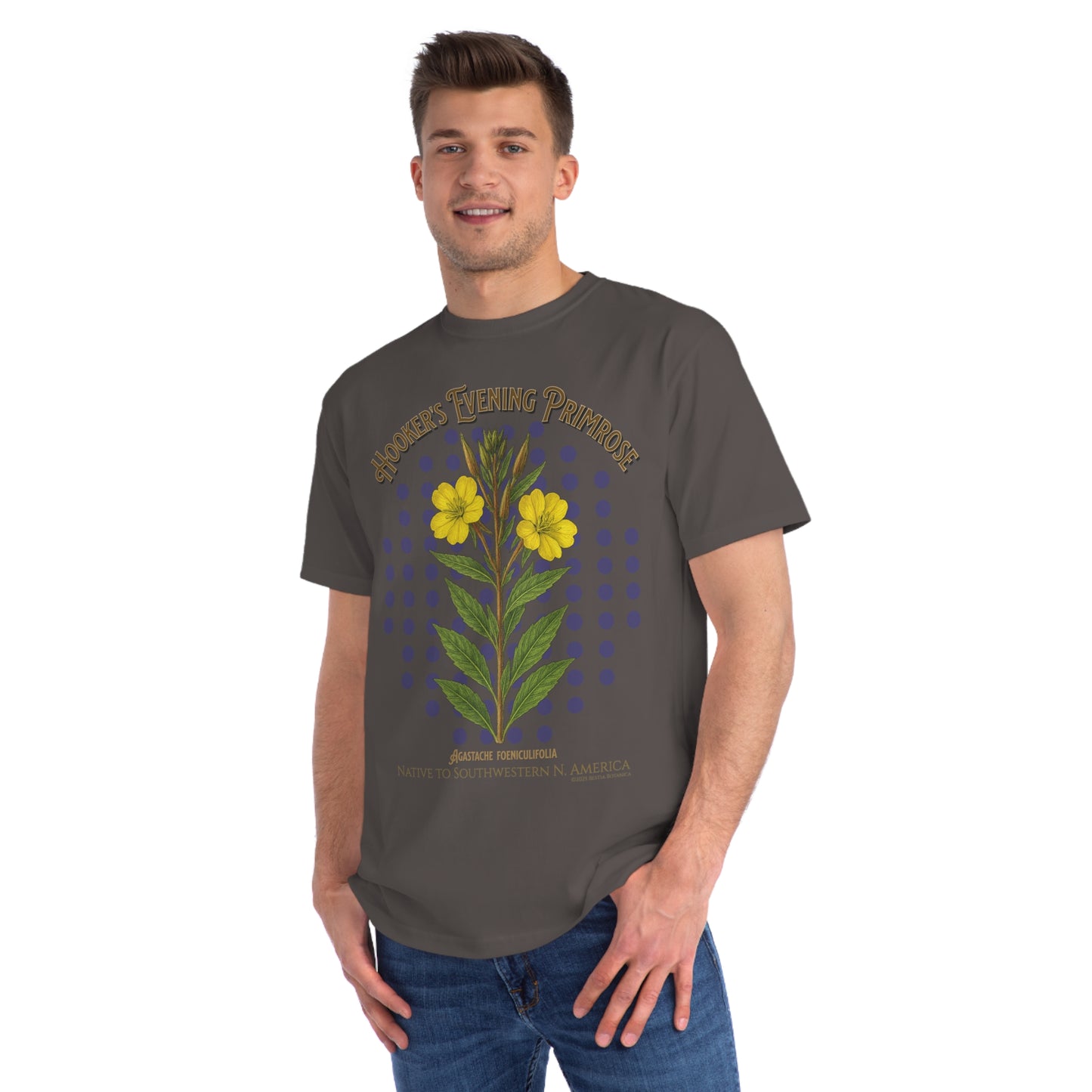 Hooker's Evening Primrose (Oenothera elata) - Organic Cotton T-Shirt