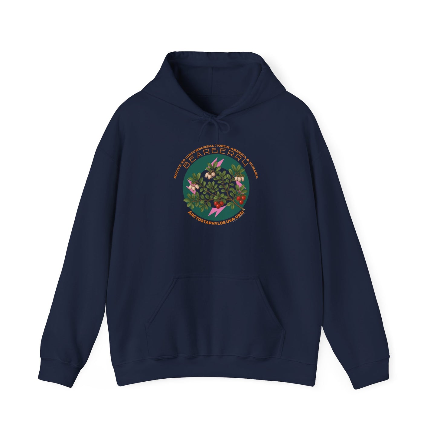 Bearberry (Arctostaphylos uva-ursi)  - Hooded Sweatshirt