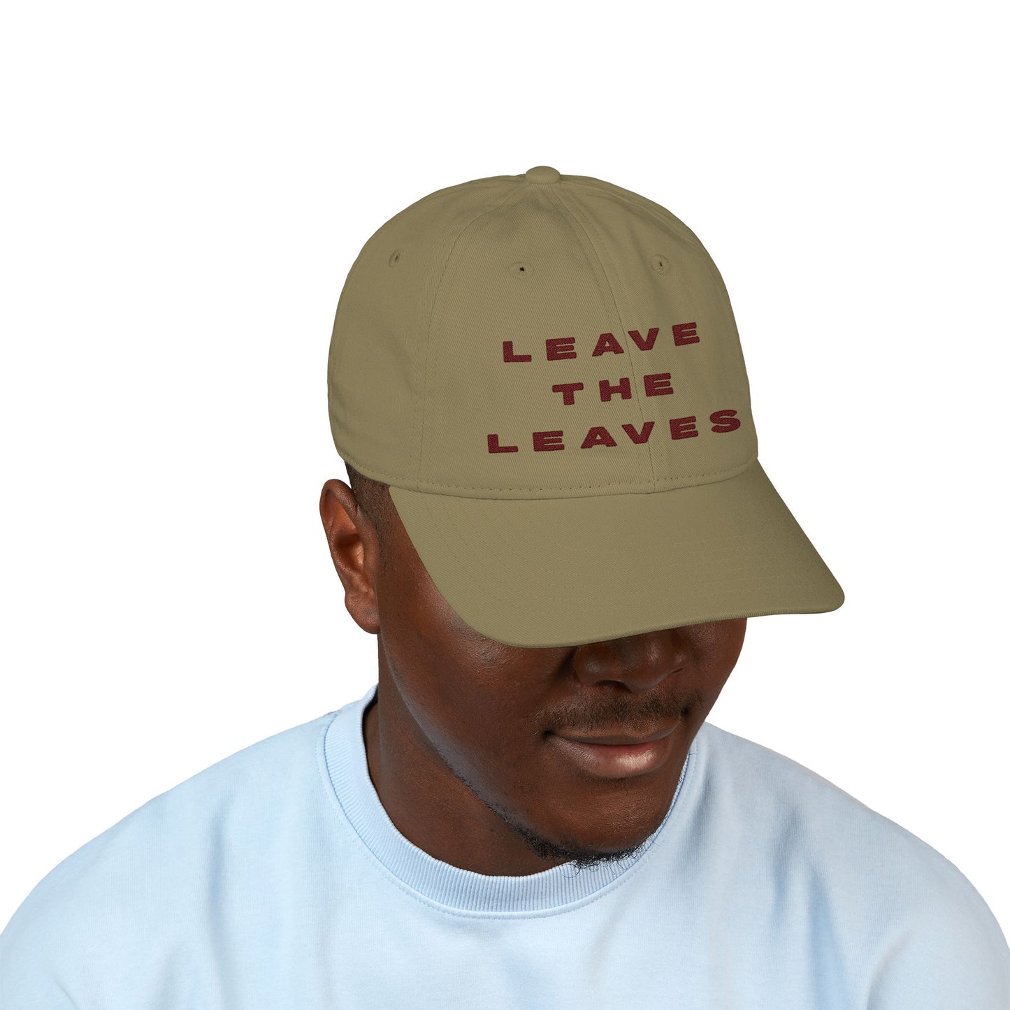Leave the Leaves - Organic Cotton Baseball Cap