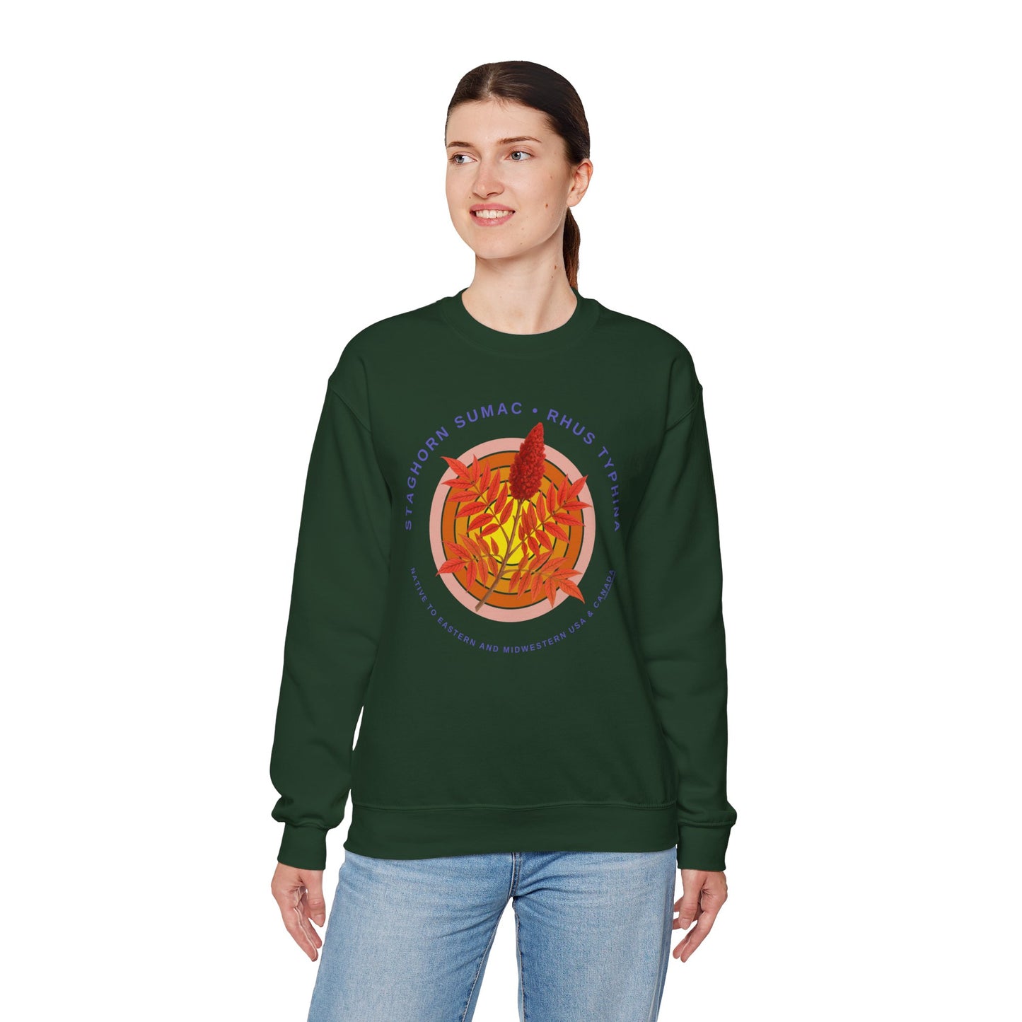 Staghorn Sumac (Rhus typhina) - Crewneck Sweatshirt