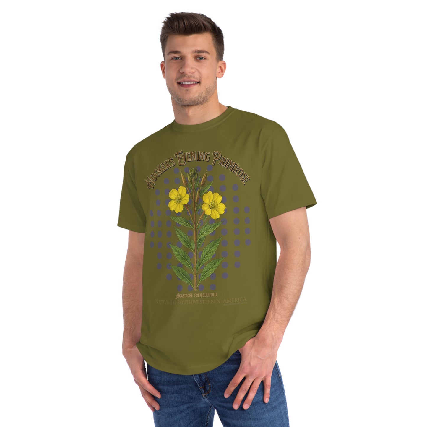 Hooker's Evening Primrose (Oenothera elata) - Organic Cotton T-Shirt