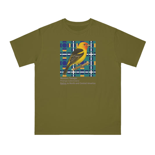 Western Tanager (Piranga ludoviciana) - Organic Cotton T-Shirt