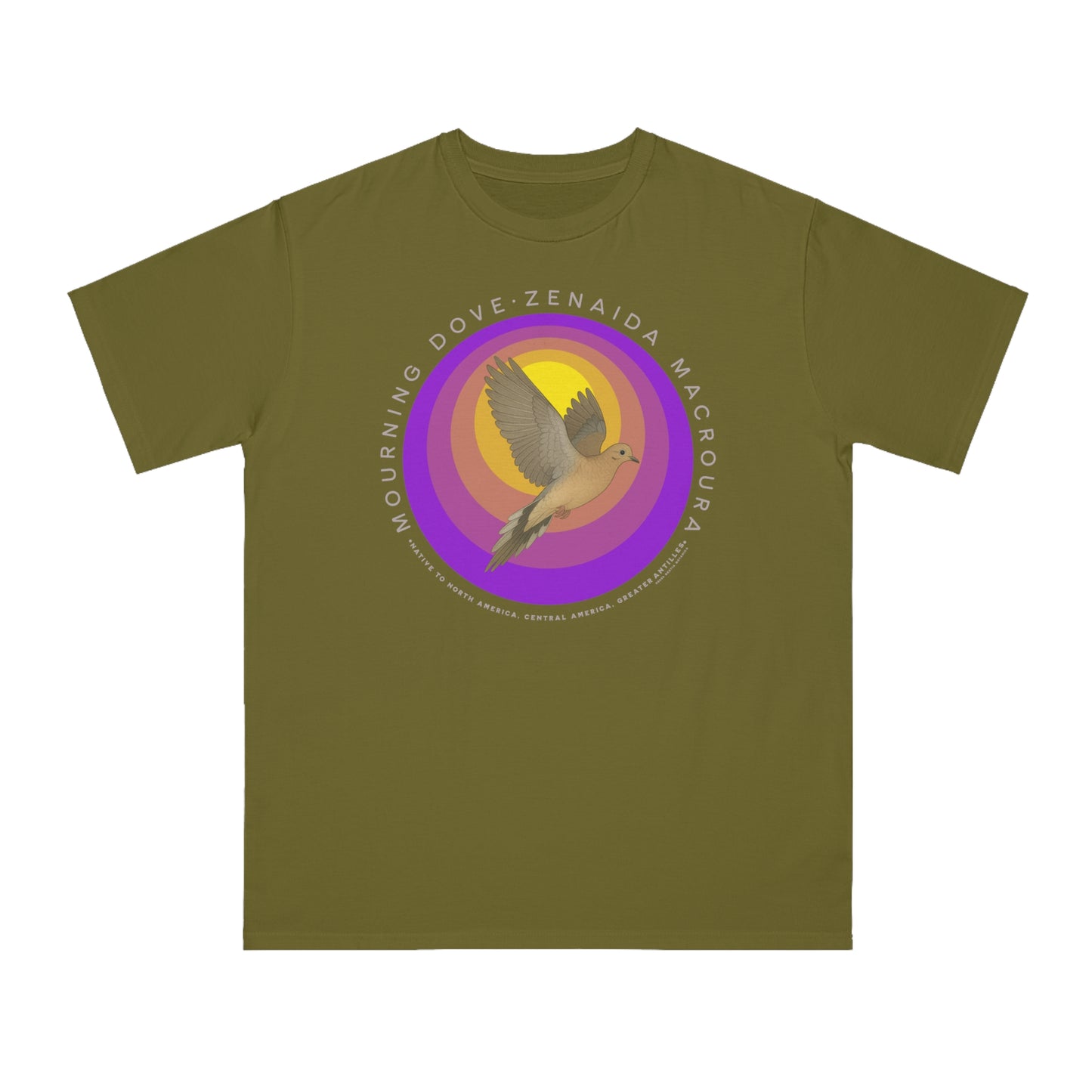 Mourning Dove (Zenaida macroura) - Organic Cotton T-Shirt