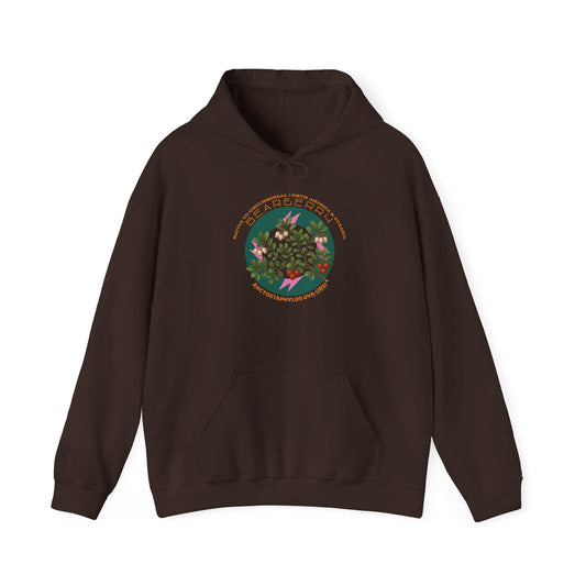 Bearberry (Arctostaphylos uva-ursi)  - Hooded Sweatshirt
