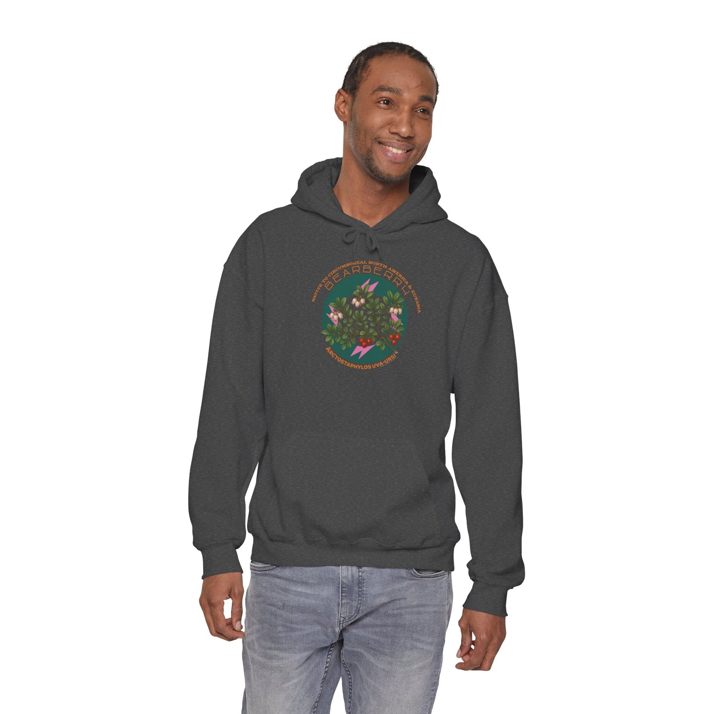 Bearberry (Arctostaphylos uva-ursi)  - Hooded Sweatshirt