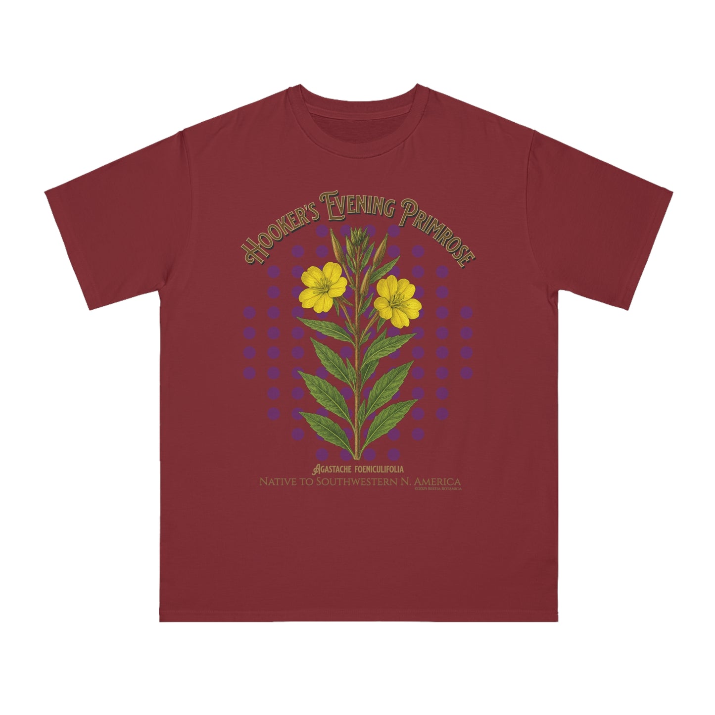 Hooker's Evening Primrose (Oenothera elata) - Organic Cotton T-Shirt