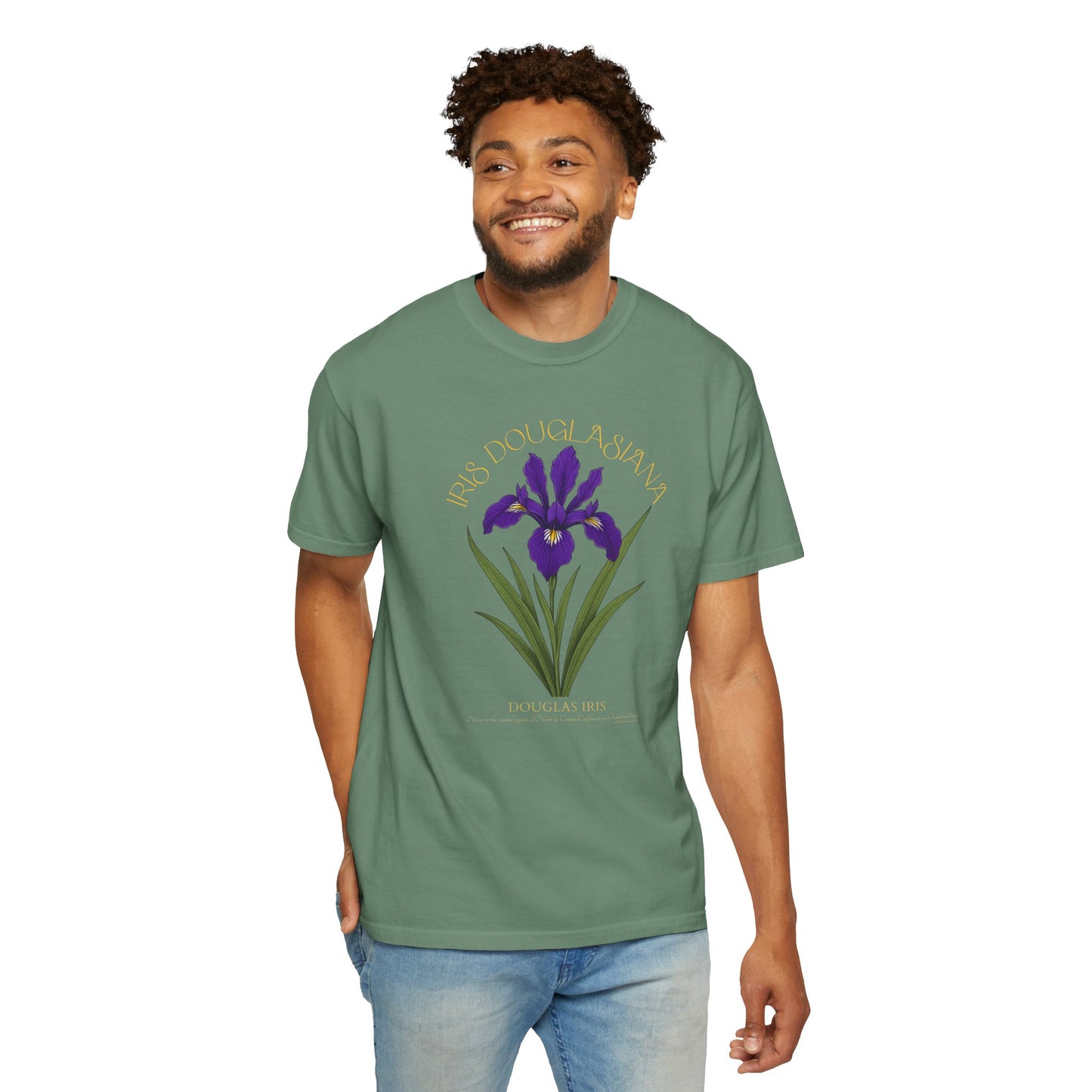 Douglas Iris (Iris douglasiana) - Garment Dyed Soft T-Shirt