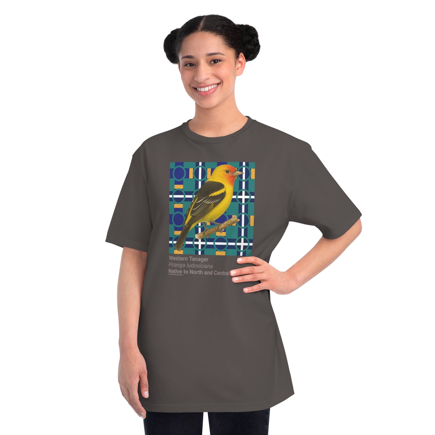 Western Tanager (Piranga ludoviciana) - Organic Cotton T-Shirt