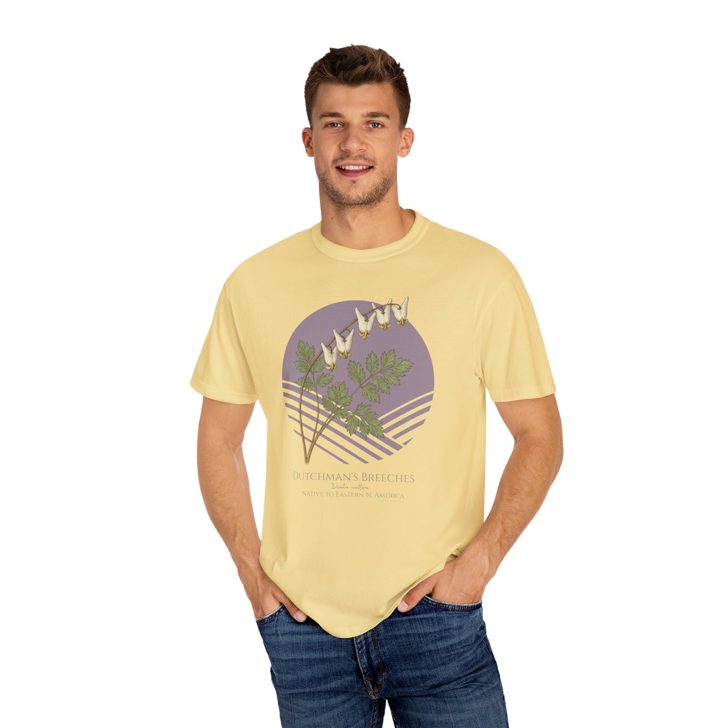 Dutchman’s Breeches (Dicentra cucullaria) - Garment Dyed Soft T-Shirt