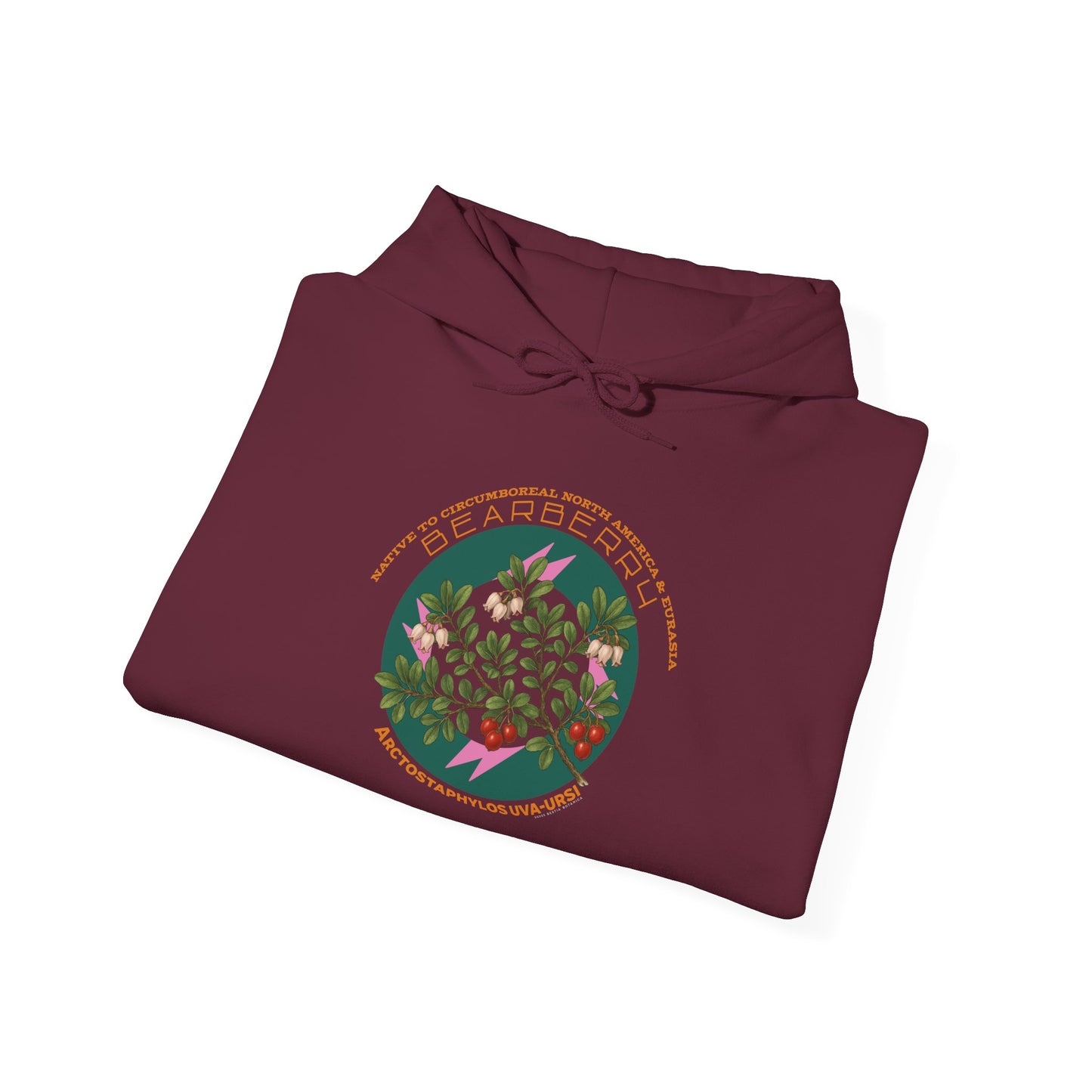 Bearberry (Arctostaphylos uva-ursi)  - Hooded Sweatshirt