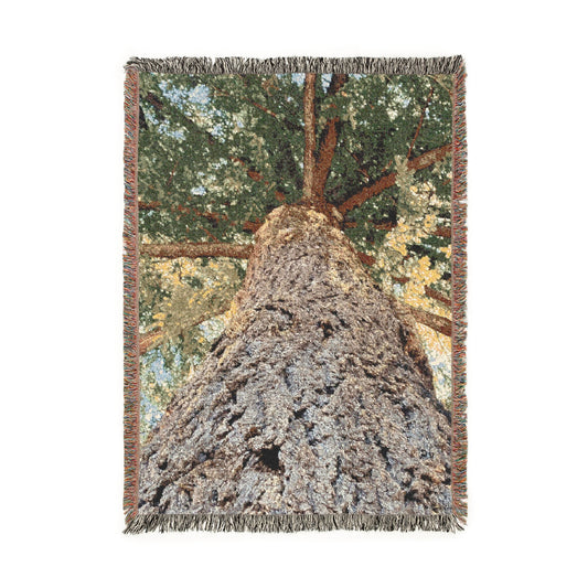 Douglas Fir (Pseudotsuga menziesii) - Woven Cotton Blanket