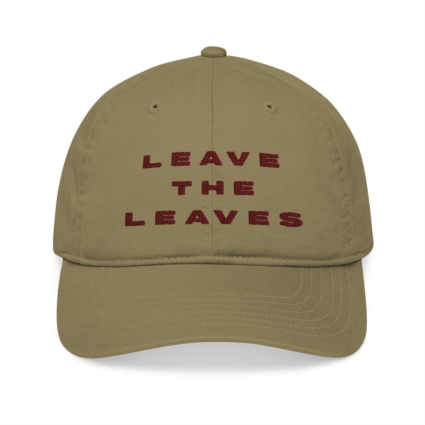 Leave the Leaves - Organic Cotton Baseball Cap