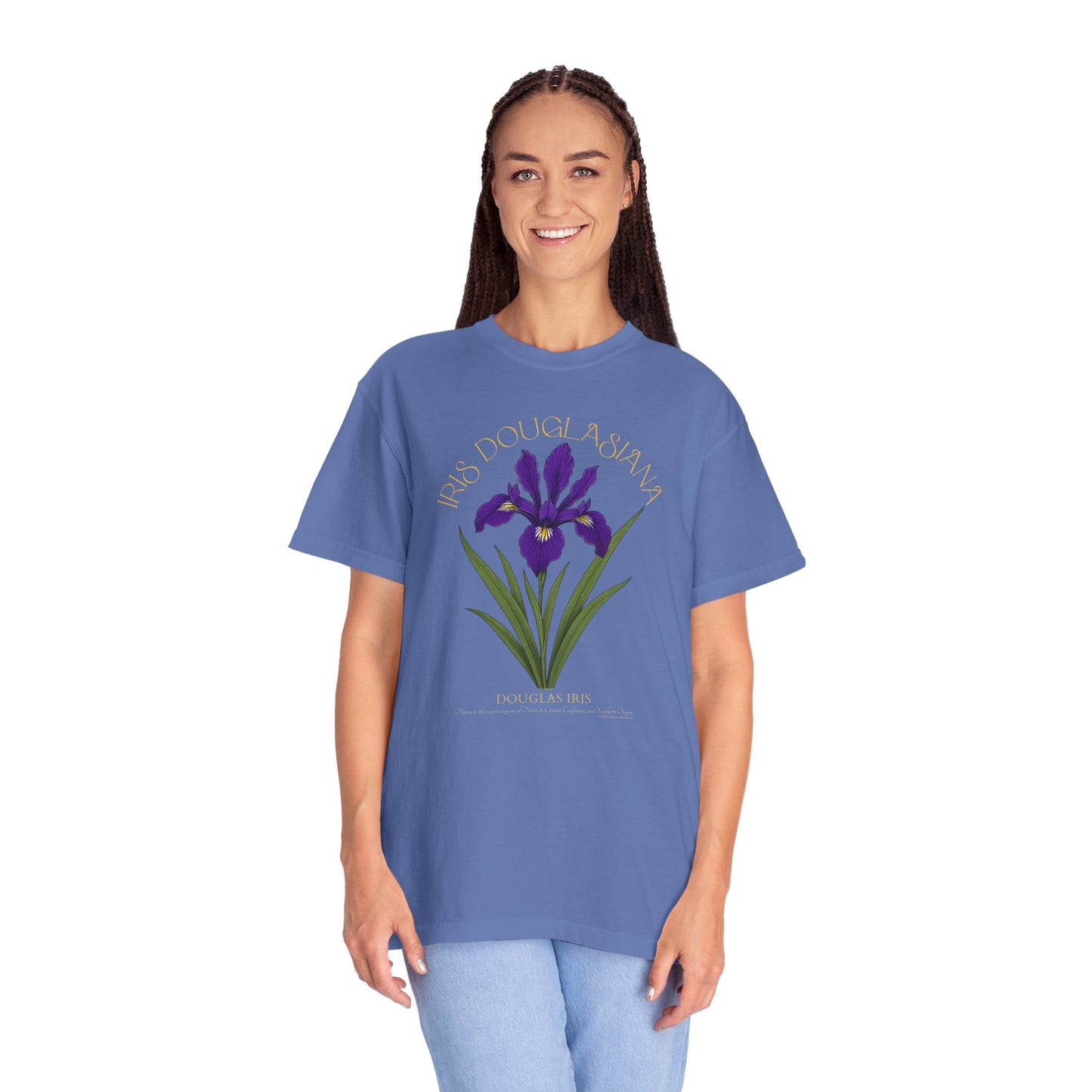 Douglas Iris (Iris douglasiana) - Garment Dyed Soft T-Shirt