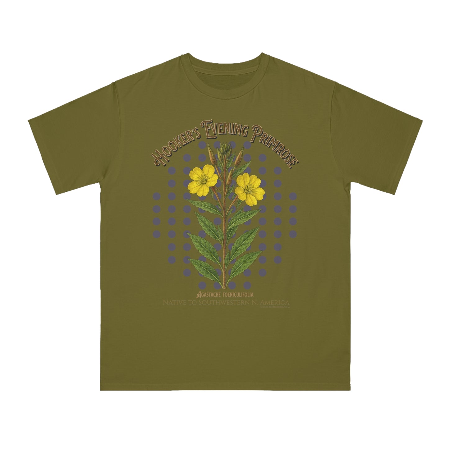 Hooker's Evening Primrose (Oenothera elata) - Organic Cotton T-Shirt