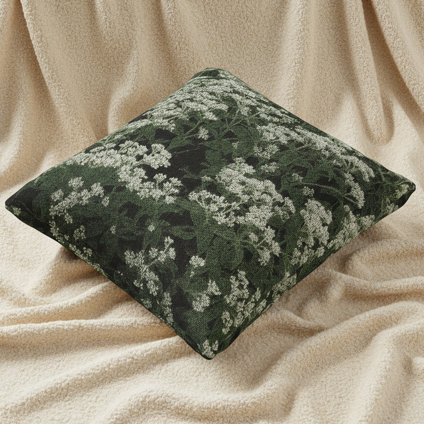 Boneset (Eupatorium perfoliatum) - Woven Decorative Pillow