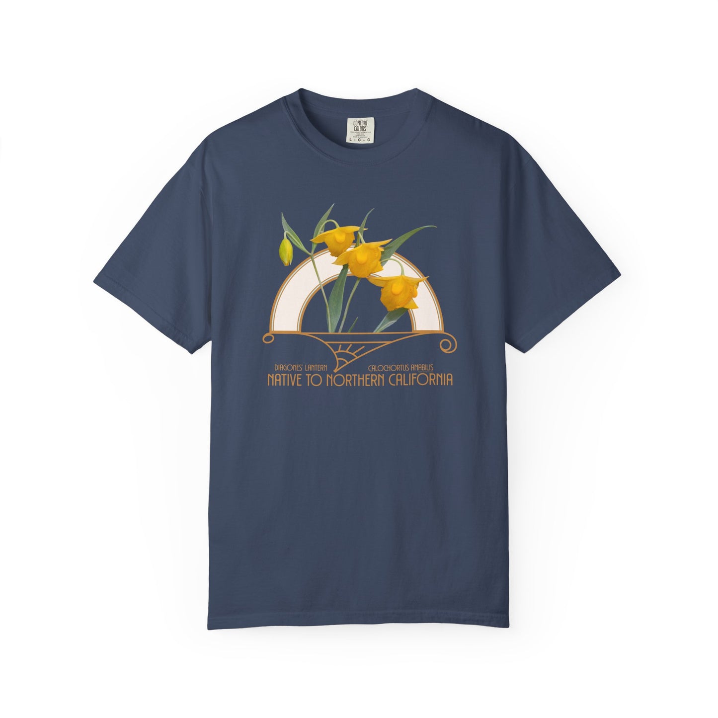 Diogenes’ Lantern (Calochortus amabilis) - Garment Dyed Soft T-Shirt