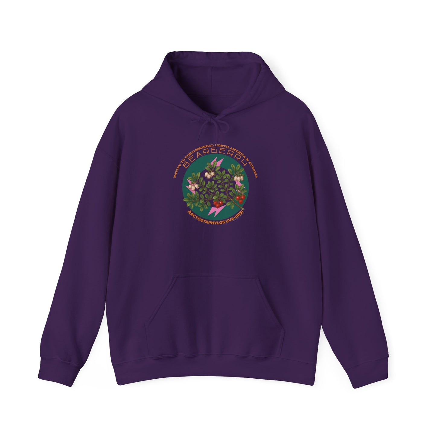 Bearberry (Arctostaphylos uva-ursi)  - Hooded Sweatshirt