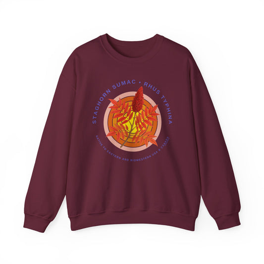 Staghorn Sumac (Rhus typhina) - Crewneck Sweatshirt