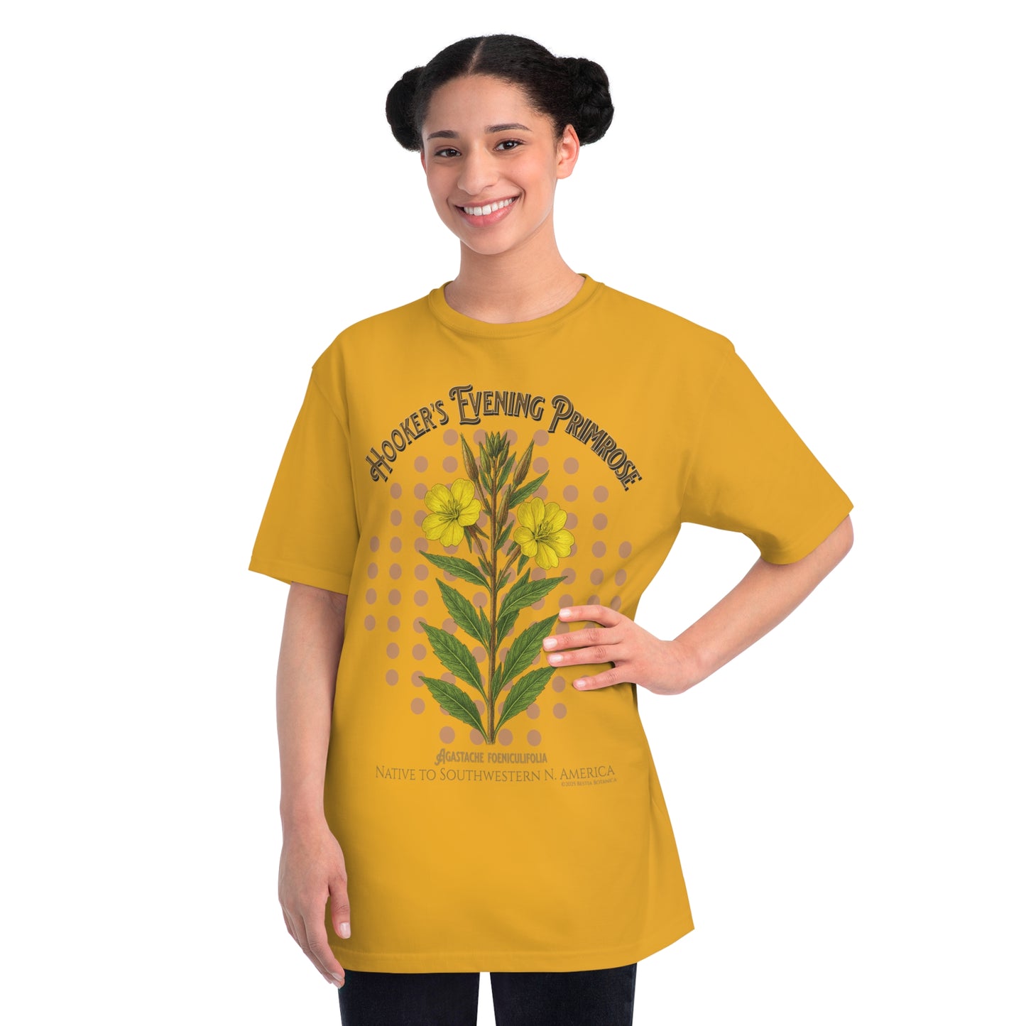 Hooker's Evening Primrose (Oenothera elata) - Organic Cotton T-Shirt