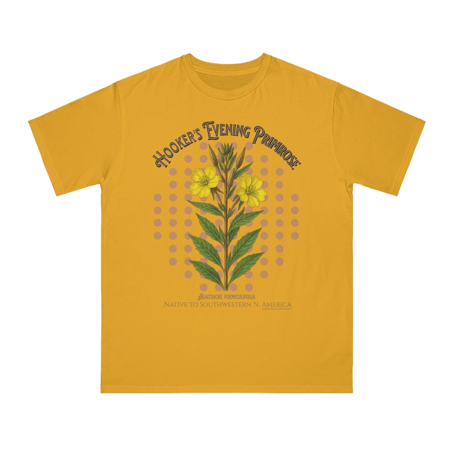 Hooker's Evening Primrose (Oenothera elata) - Organic Cotton T-Shirt