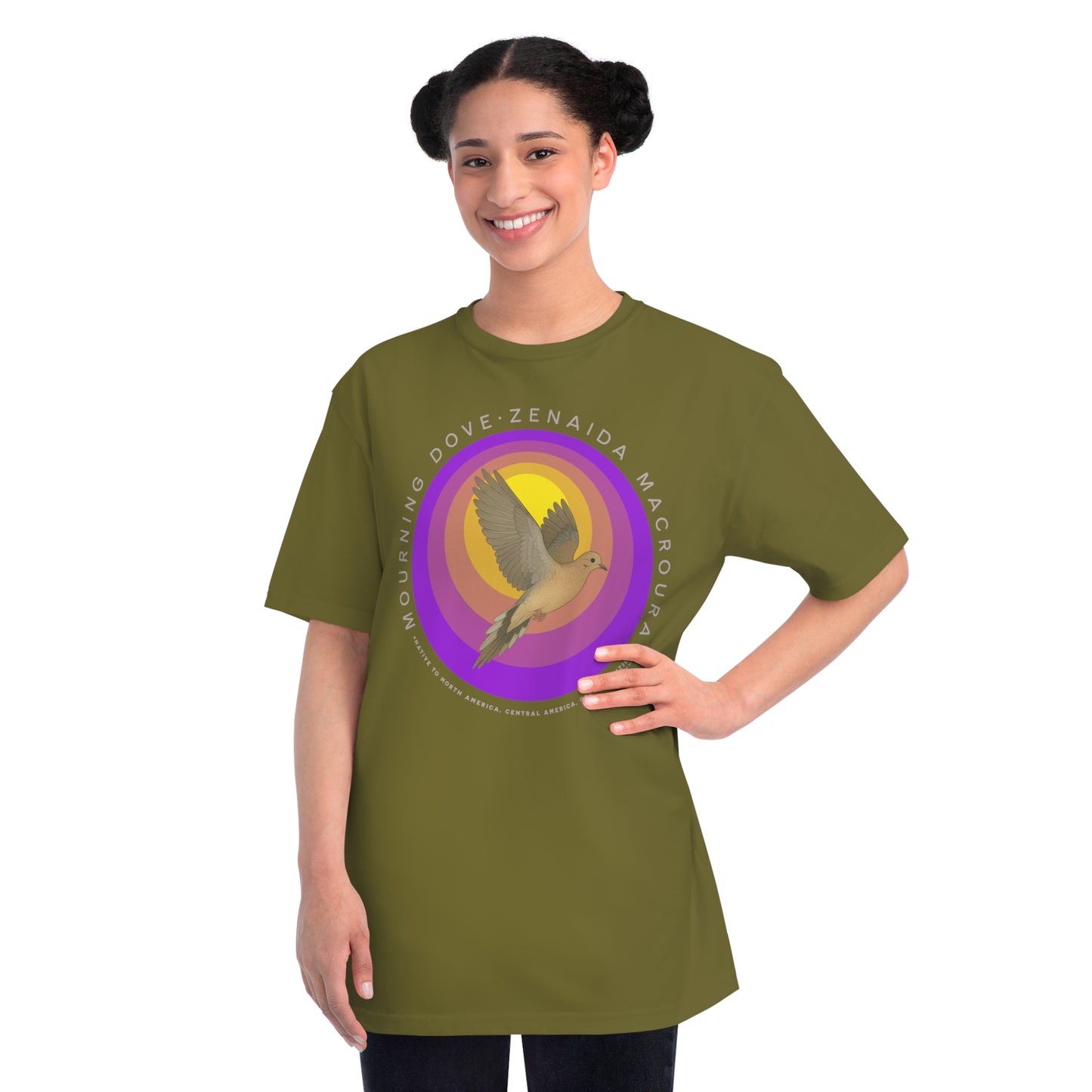 Mourning Dove (Zenaida macroura) - Organic Cotton T-Shirt