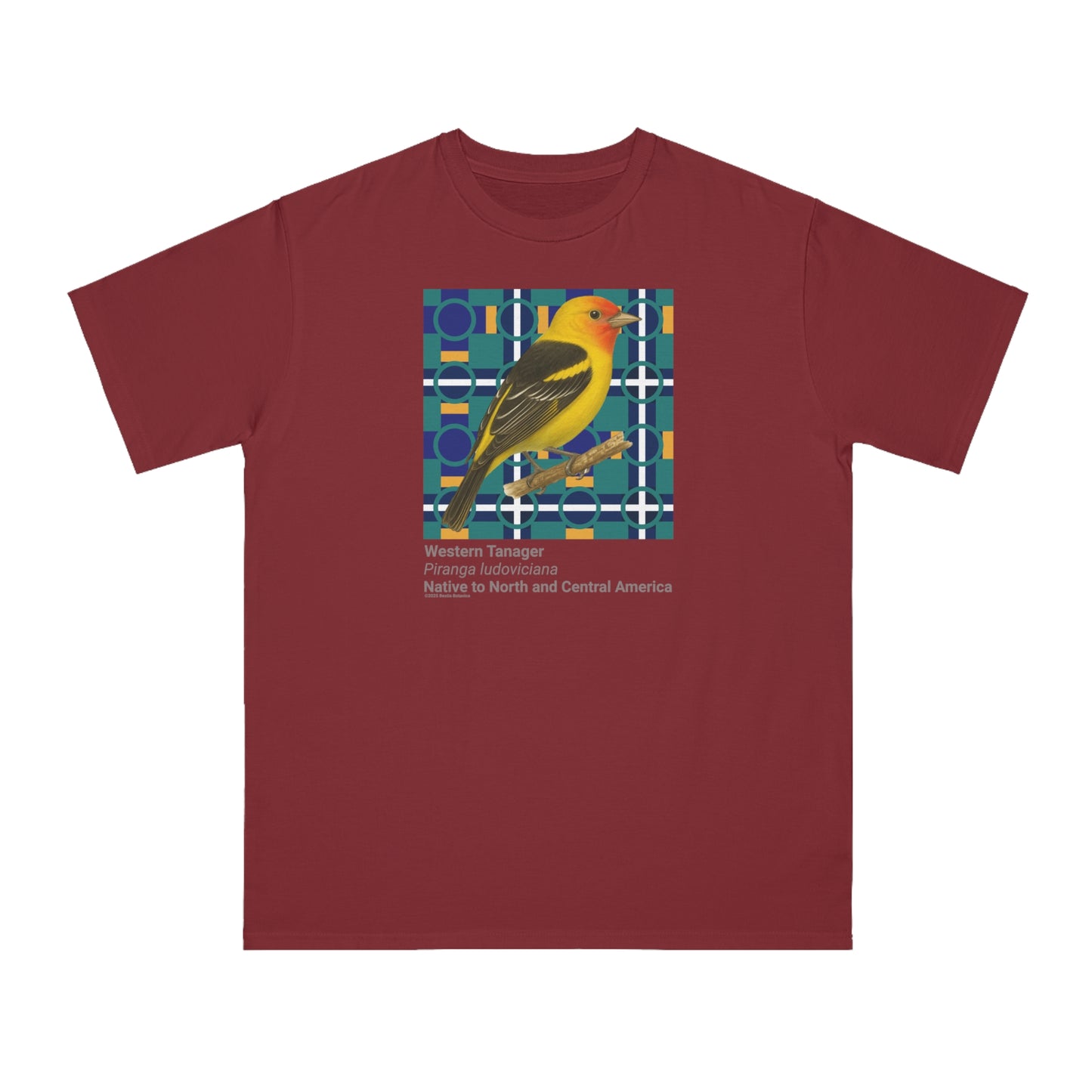 Western Tanager (Piranga ludoviciana) - Organic Cotton T-Shirt