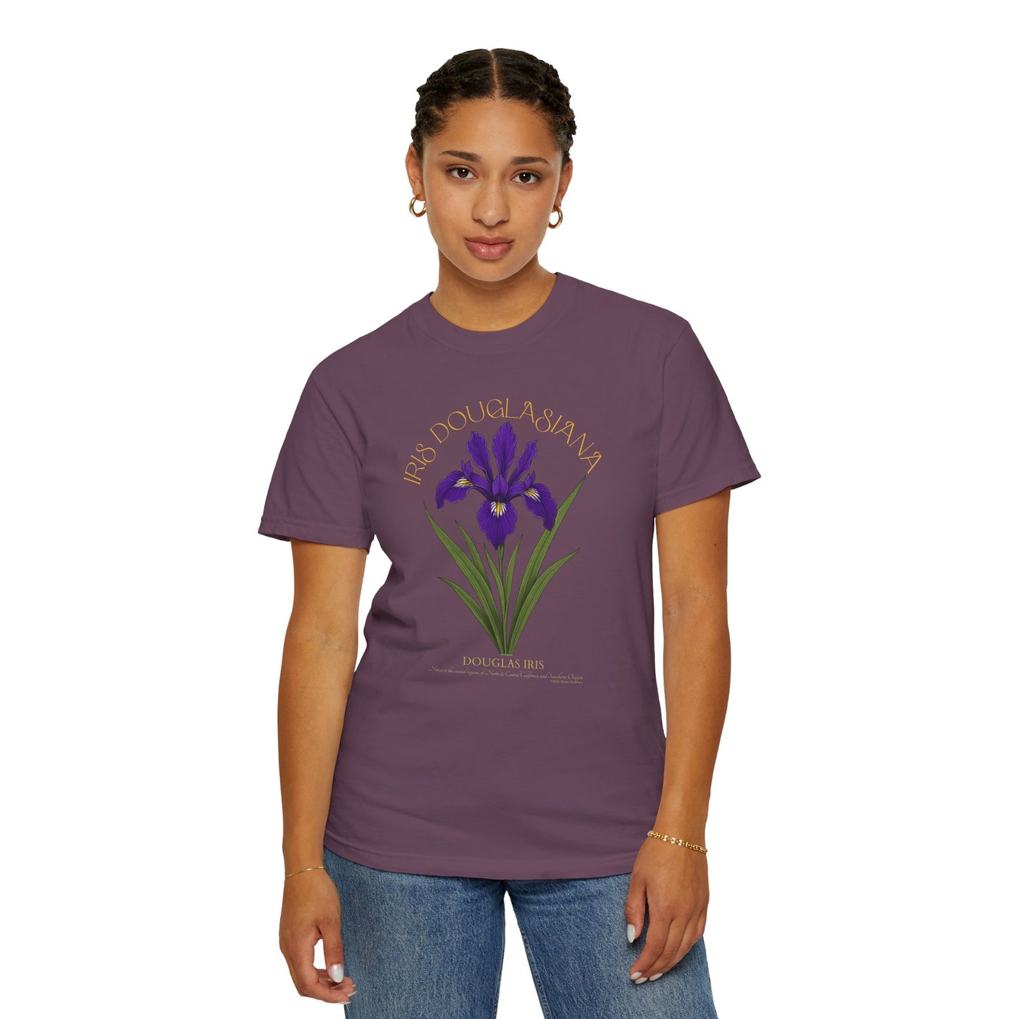 Douglas Iris (Iris douglasiana) - Garment Dyed Soft T-Shirt