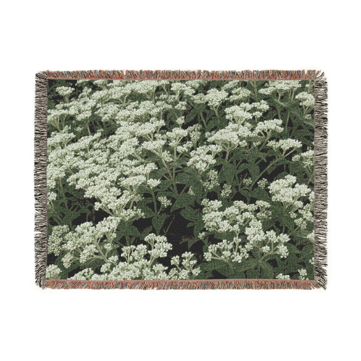 Boneset (Eupatorium perfoliatum) - Woven Cotton Blanket