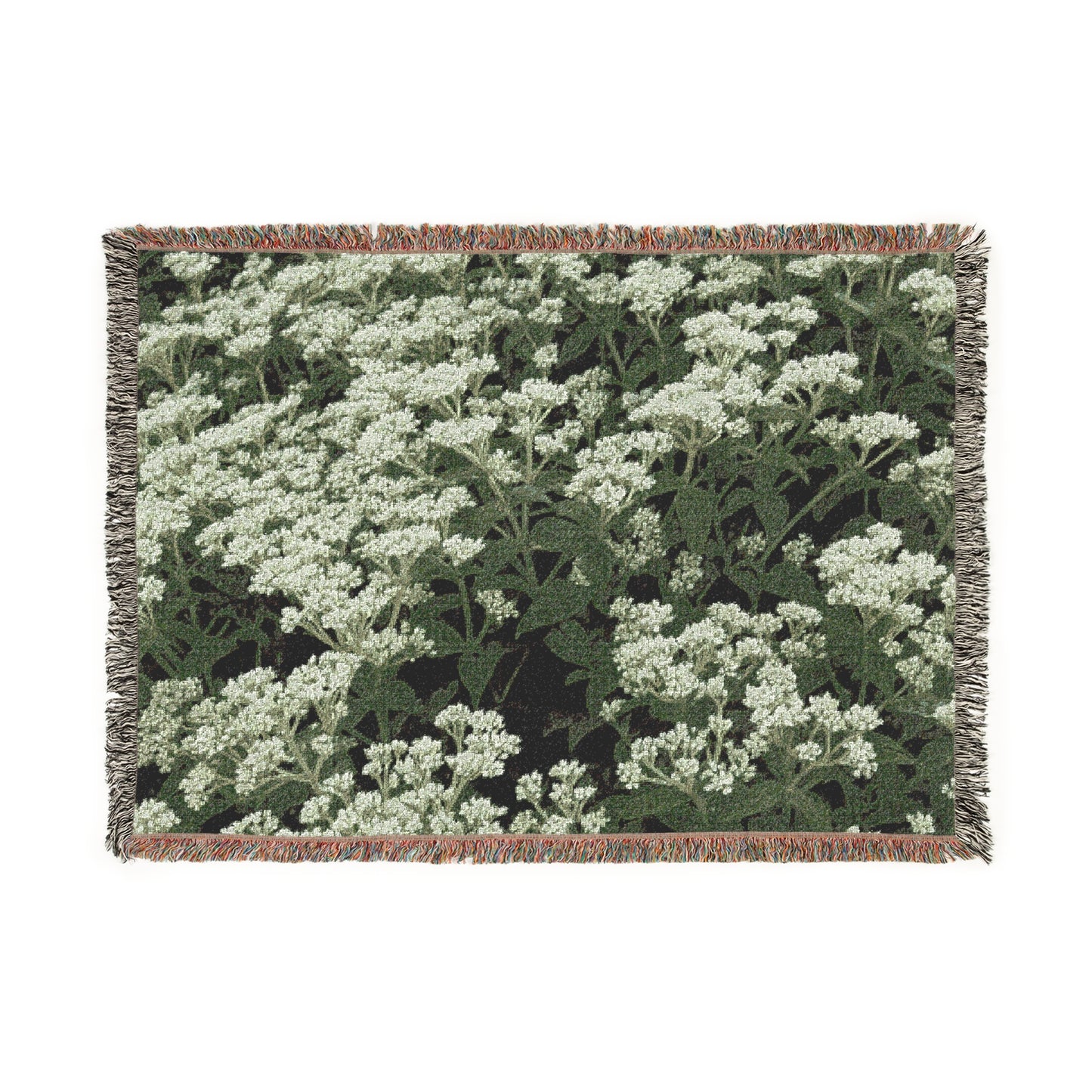 Boneset (Eupatorium perfoliatum) - Woven Cotton Blanket