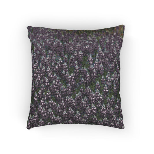 Sky lupine (Lupinus nanus) - Woven Decorative Pillow